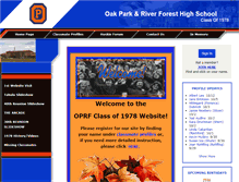 Tablet Screenshot of oprf78.com